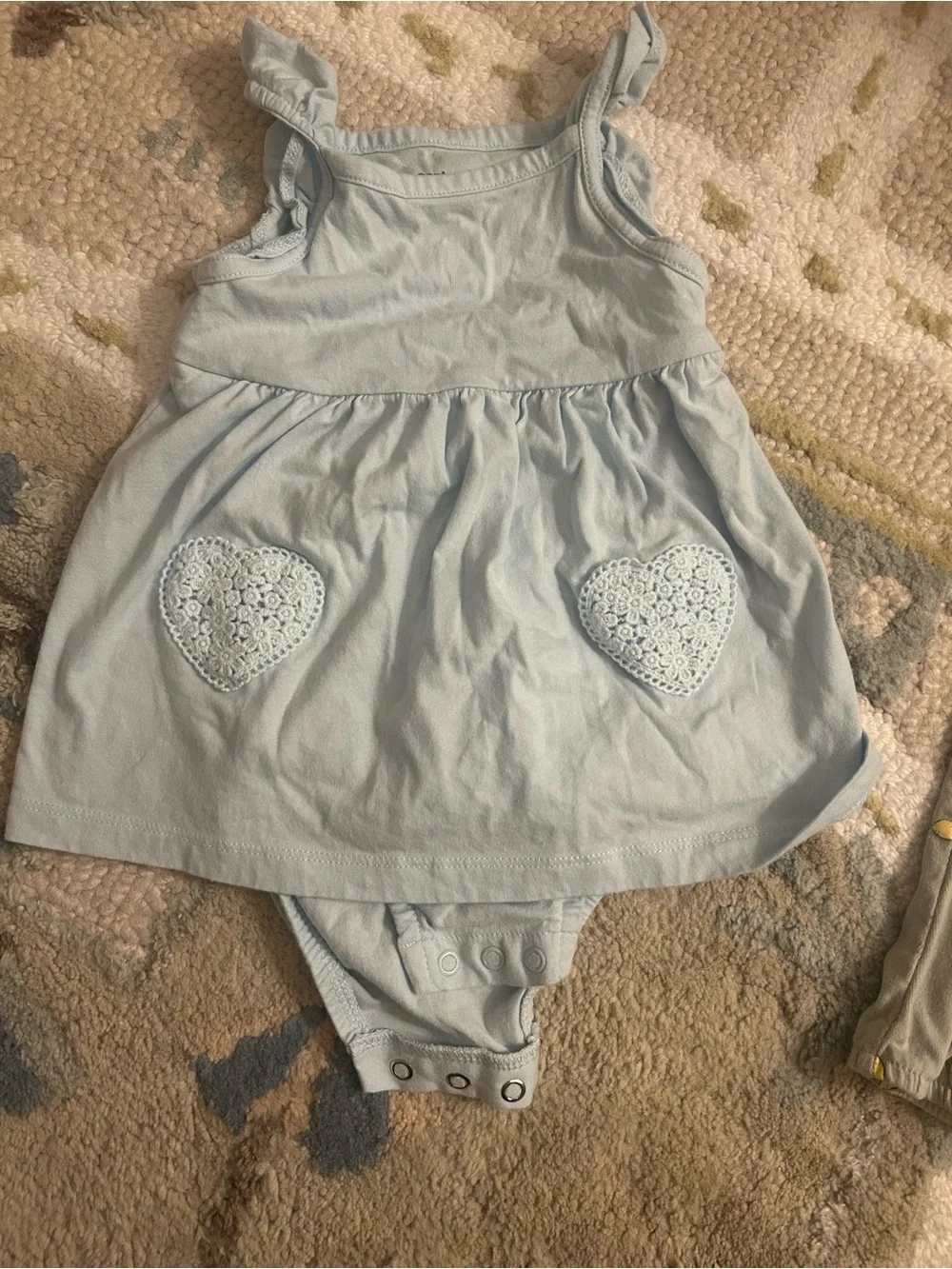 Carters three rompers